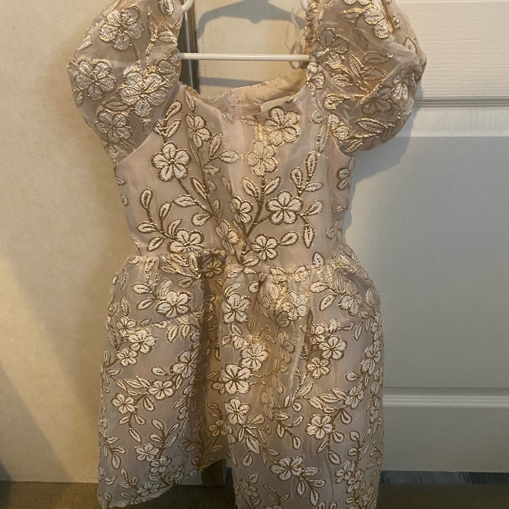 Floral Embroidered Dress